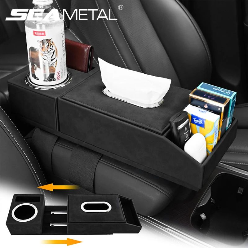 Premium Car Armrest Storage Box