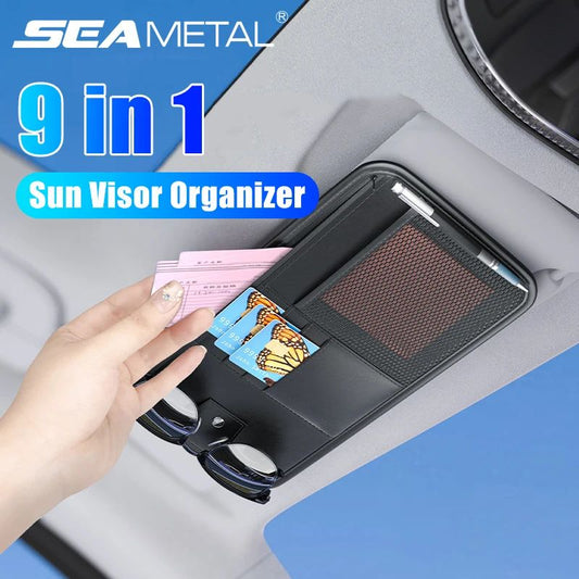 9-in-1 Car Sun Visor Organizer