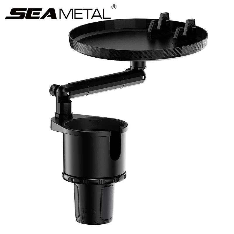 3-in-1 Car Cup Holder Extender with Tray