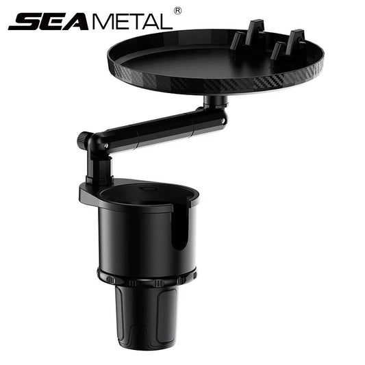 3-in-1 Car Cup Holder Extender with Tray