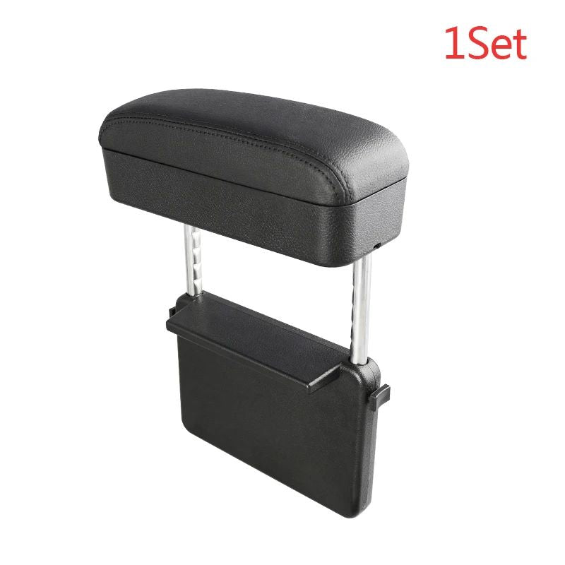 Adjustable Car Armrest Box with Elbow Support