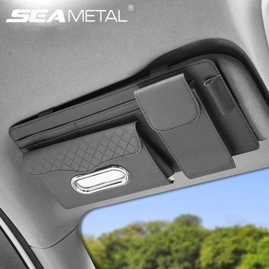 Premium Car Sun Visor Storage Bag