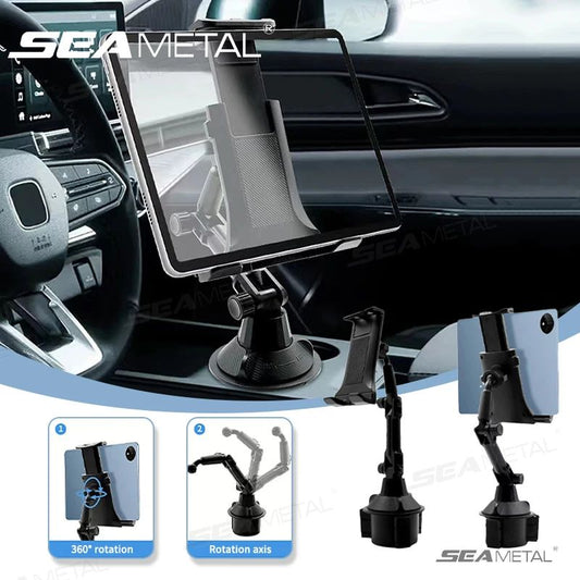 Car Drink Holder with Tablet Mount