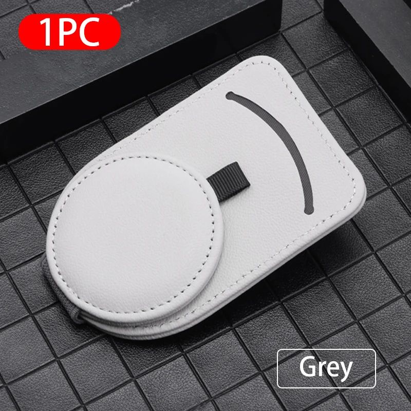 Genuine Leather Car Glasses Holder