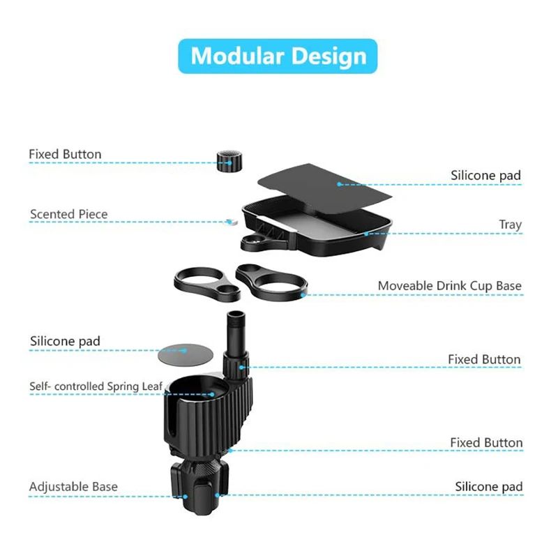 4-in-1 Car Cup Holder Extension