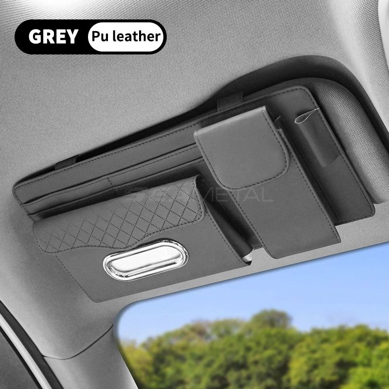 Premium Car Sun Visor Storage Bag