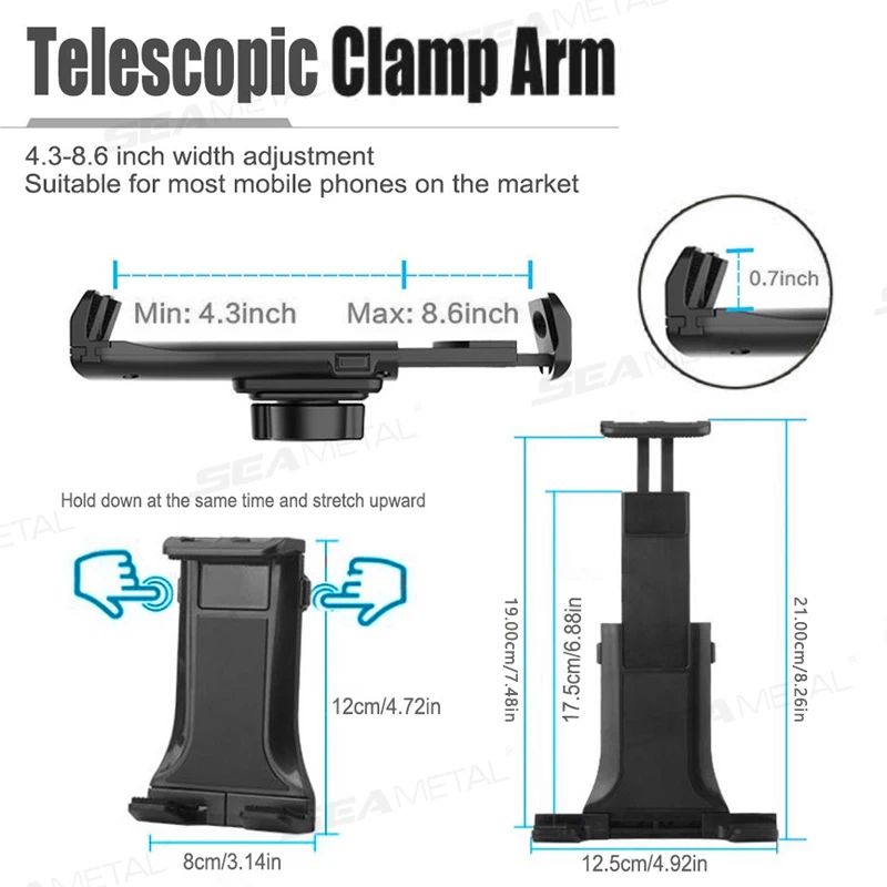 Car Drink Holder with Tablet Mount