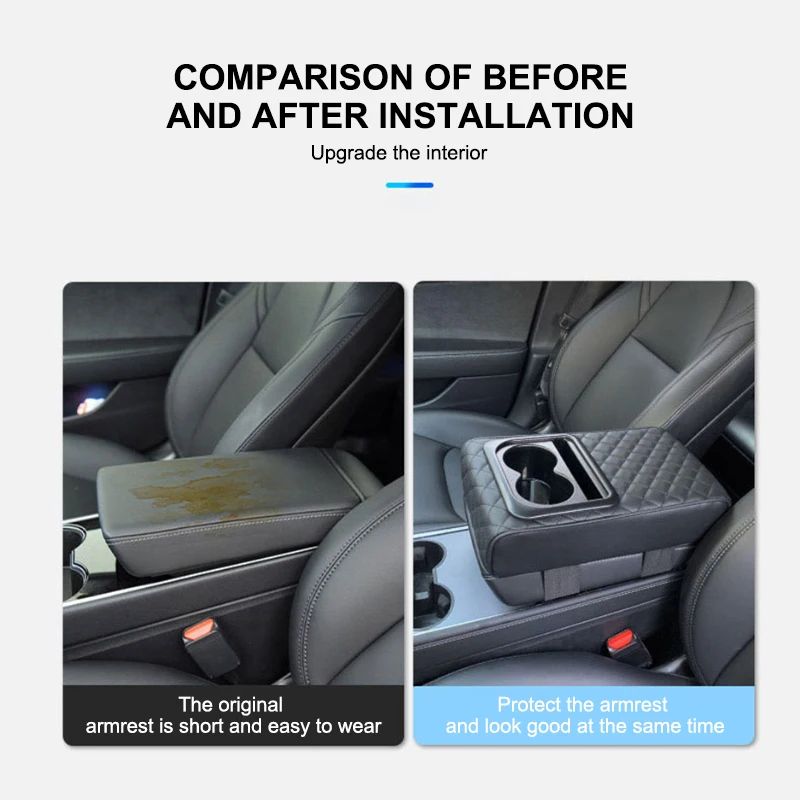 Thicken Car Armrest Extender Cushion