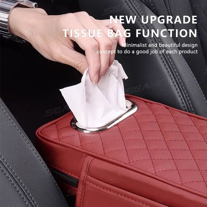 Thick Memory Foam Car Armrest Cover