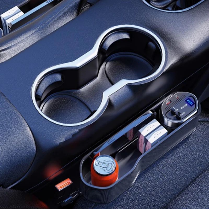 Wireless Charging Car Seat Gap Organizer