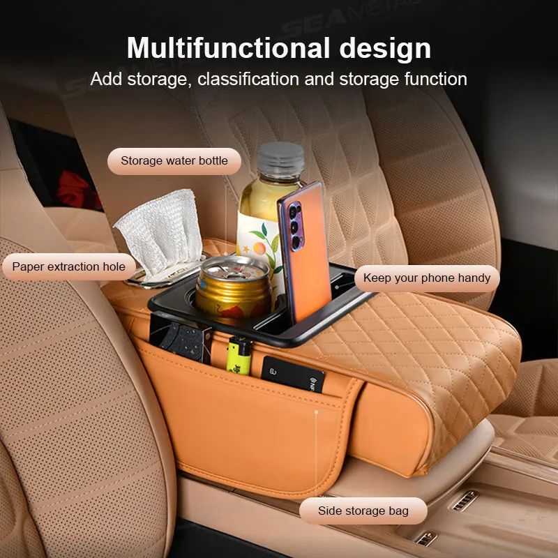 All-in-One Car Armrest Cushion