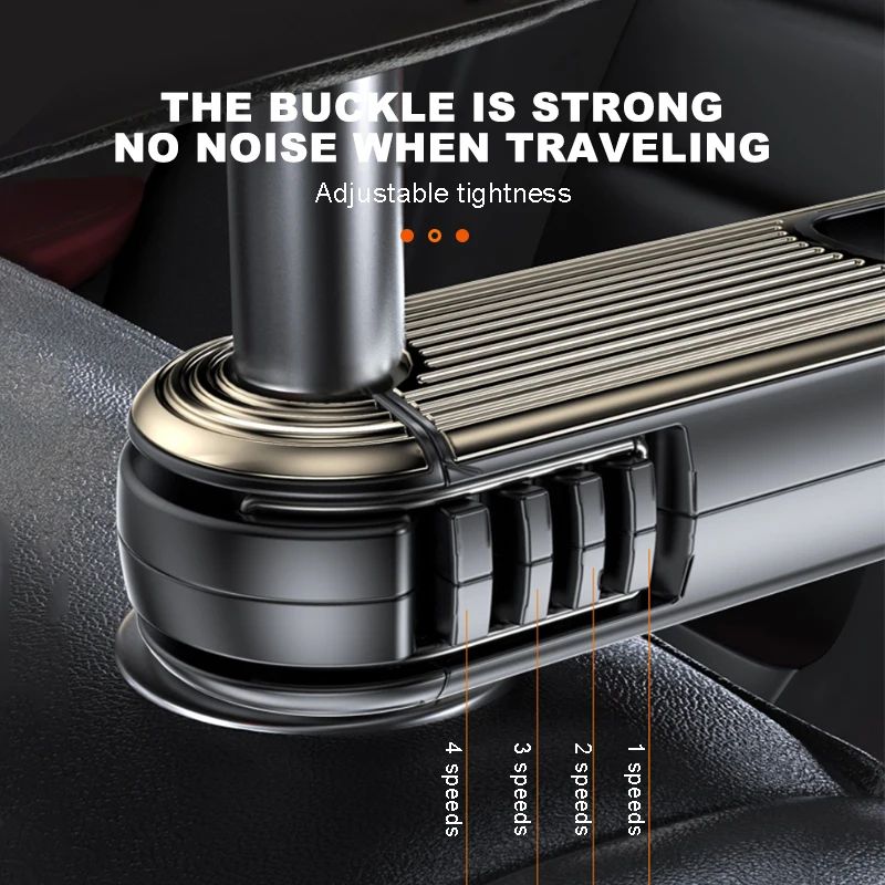 2-in-1 Car Seat Back Hook with Phone Holder
