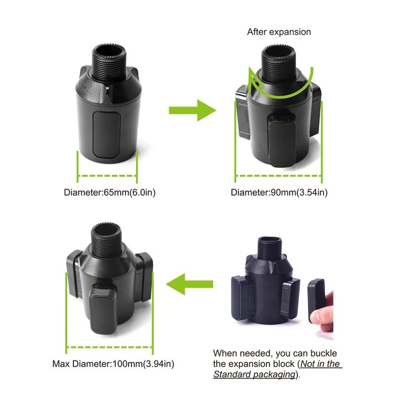 4-in-1 Car Cup Holder Extension