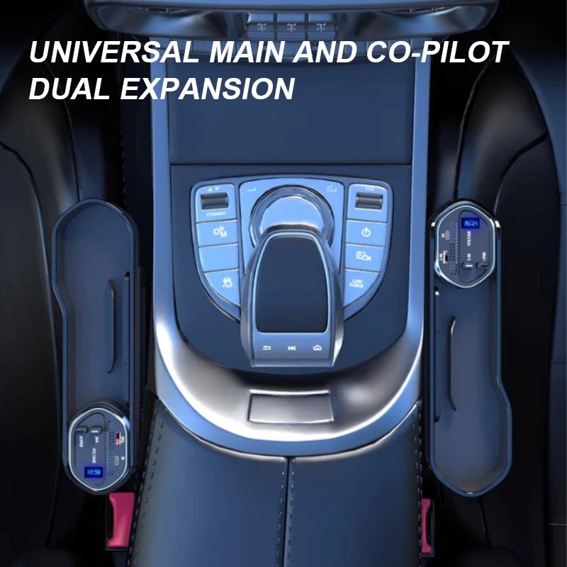 Wireless Charging Car Seat Gap Organizer
