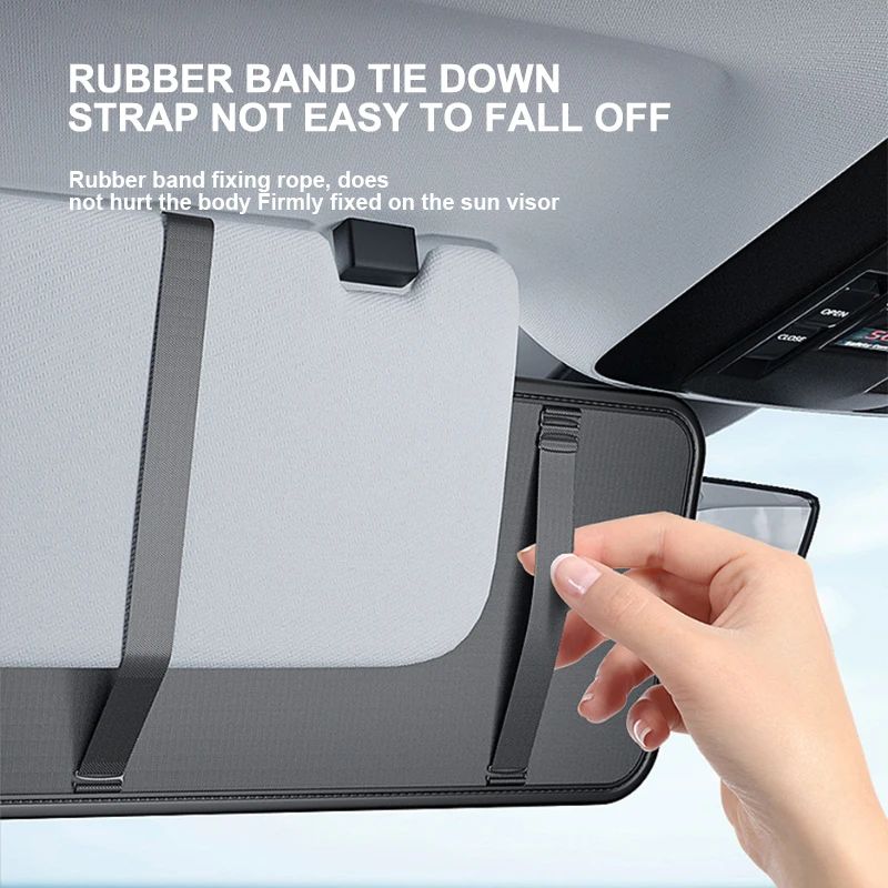 Luxury PU Leather Car Sun Visor Organizer