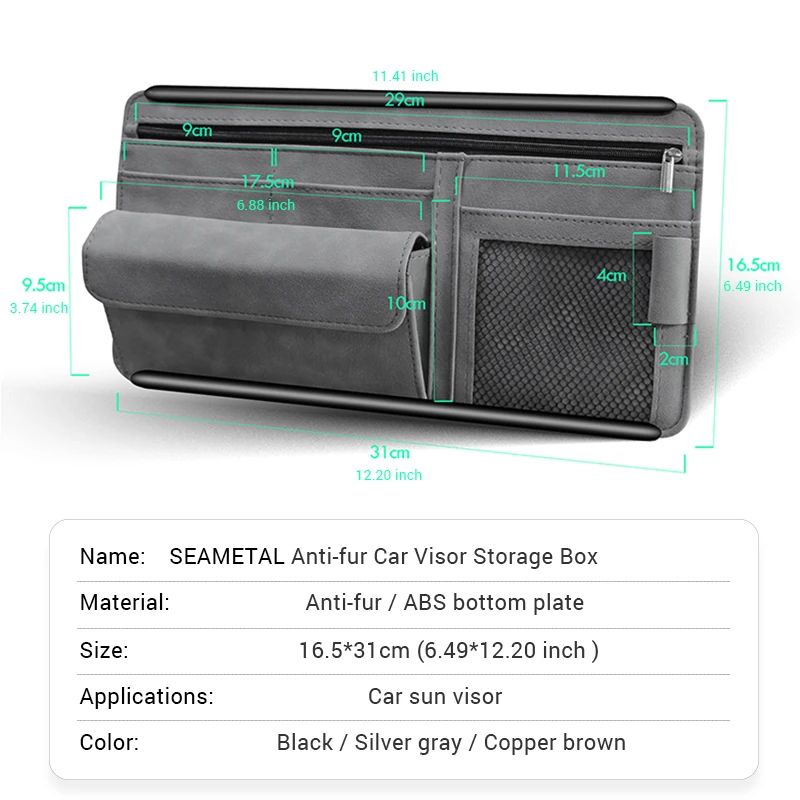 Car Sun Visor Organizer