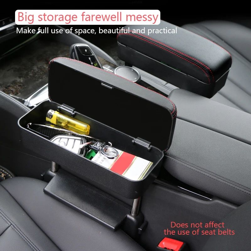 Adjustable Car Armrest Box with Elbow Support