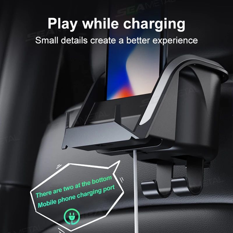 3-in-1 Car Headrest Cup Holder