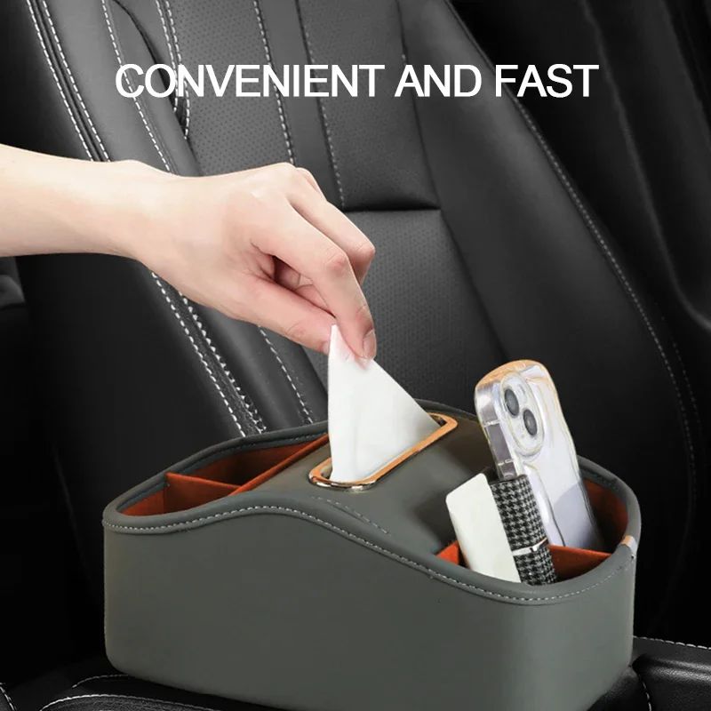 Universal PU Leather Car Armrest Box