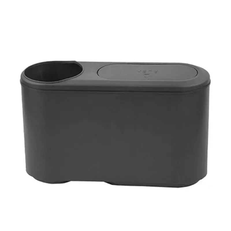 Car Rear Row Trash Can with Pressing Lid