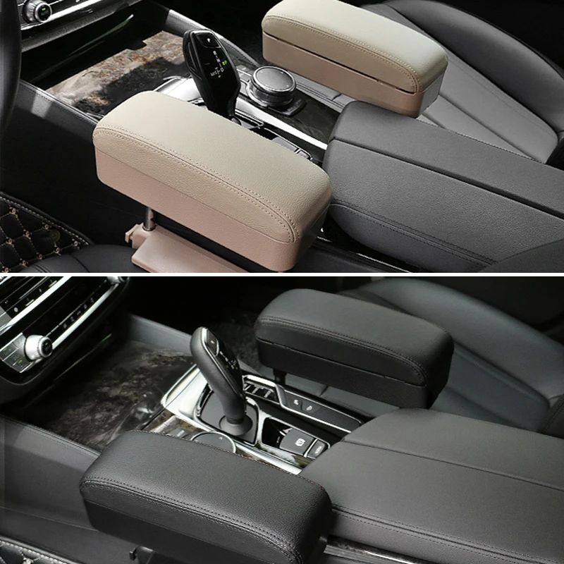 Adjustable Car Armrest Box with Elbow Support