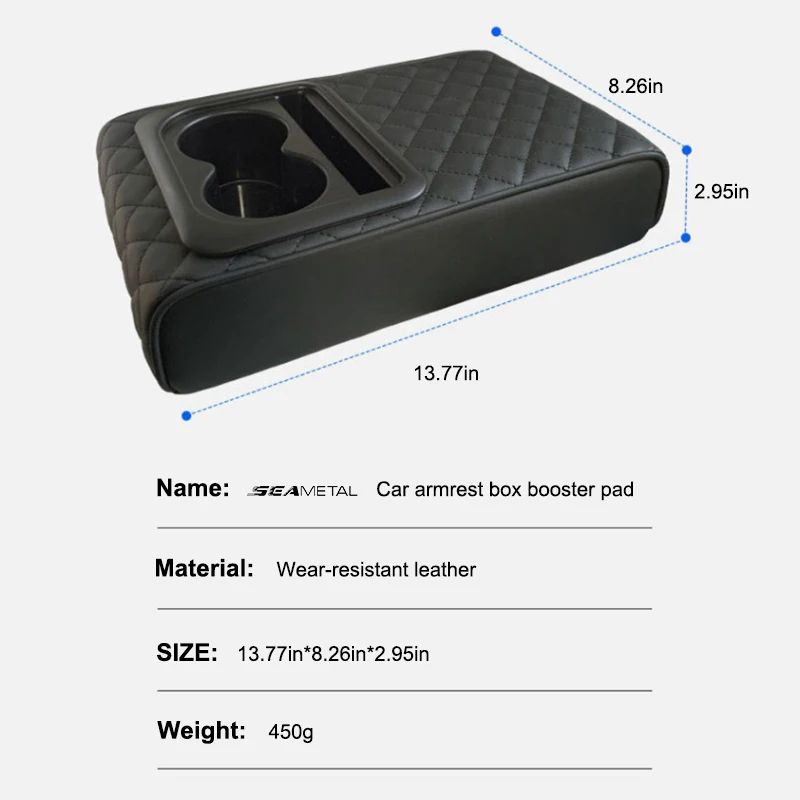 Thicken Car Armrest Extender Cushion